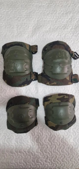 Rodilleras y coderas militares camuflaje