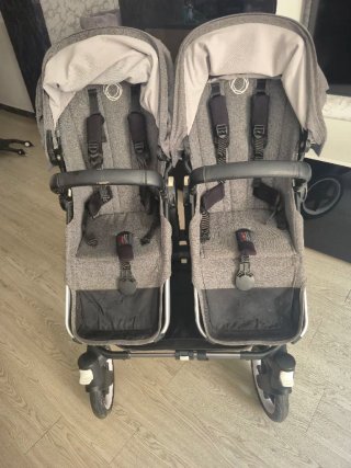 Carro Bugaboo Donkey 5 2 sillas 1 capazo + patin