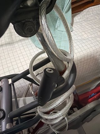 Bicicleta de paseo roja