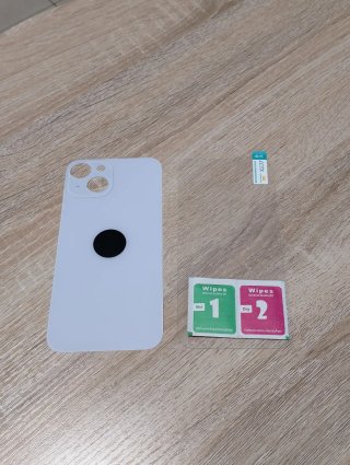 Back Cover iPhone 14 lilla chiaro + Pellicola