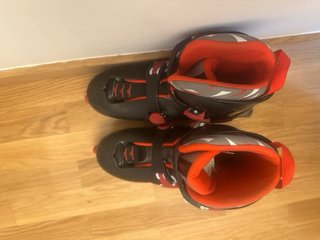 Patines en línea Oxelo negros y rojos