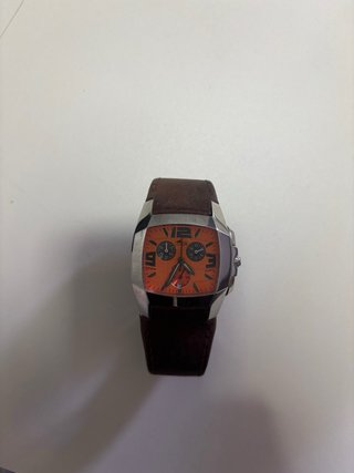Reloj Lotus Hombre Naranja/Marrón