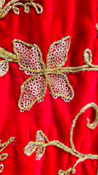 Traje Danza Egipcio Rojo Bordado