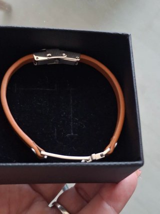 Pulsera Viceroy Grabable Cuero Marrón y Acero inox
