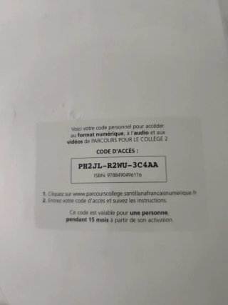 Libro de francés escolar