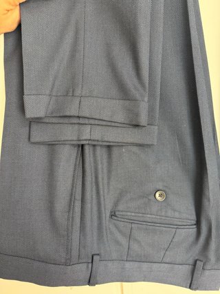 Traje azul Zara