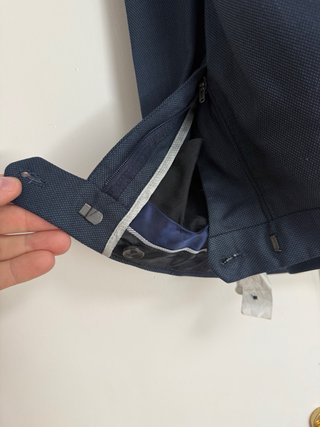 Traje azul Zara