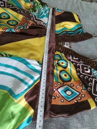 Vestido boho multicolor talla única