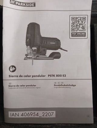 Sierra de calar Parkside PSTK 800 E3