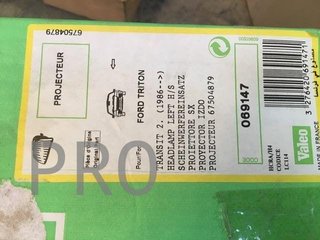 Faro Ford tritón izquierdo nuevo