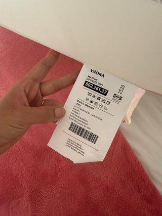 Cambiador de bebé blanco con funda color gris