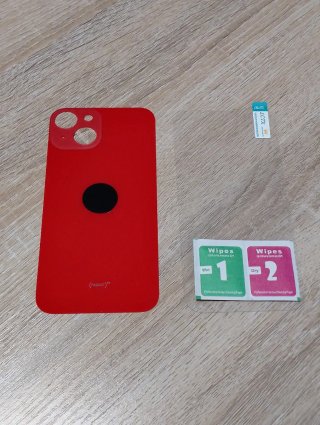 Back Cover iPhone 14 Rosso + Pellicola di vetro