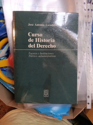 Curso De Historia Del Derecho