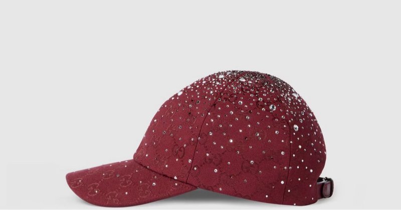 Gorra Gucci Granate con Cristales main image 1