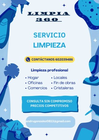 Limpieza de casas,oficinas en Alicante Limpia 360