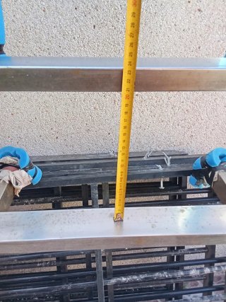 Escalera Inox Barco Piscina. Mirad la última foto.