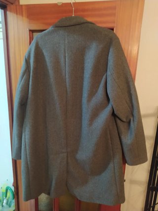 Abrigo largo Zara gris