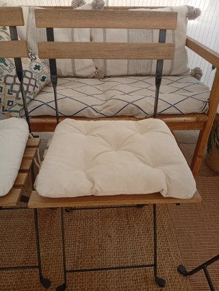 Sillas Terraza TÄRNO Ikea (2uds) + Cojines