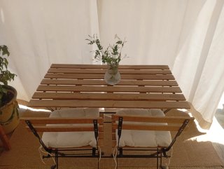 Sillas Terraza TÄRNO Ikea (2uds) + Cojines