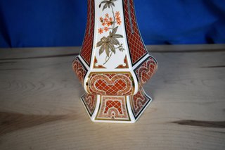 Tibor de porcelana japonés Panda con tapa