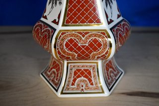 Tibor de porcelana japonés Panda con tapa