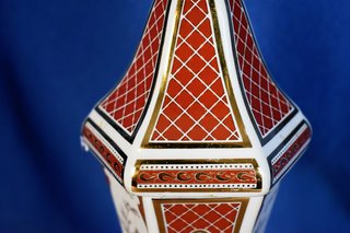 Tibor de porcelana japonés Panda con tapa