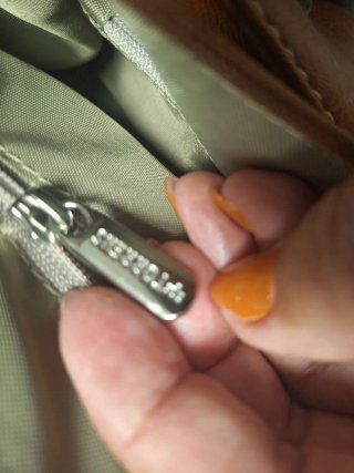 Bolso de cuero auténtico marrón