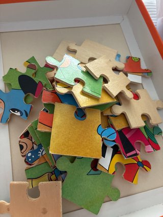 Puzzle Hanna-Barbera Huck el Mago Madera