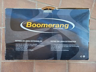 Patines Boomerang Talla L (35-38) + Protecciones