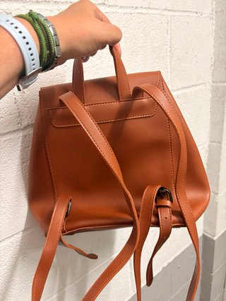 Bolso Mochila Claudia Canova Marrón