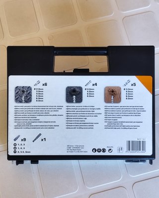 Estuche de brocas DEXTER 25 piezas. Nuevo
