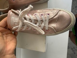 Converse Piel Rosa Metalizado T.41 (7)