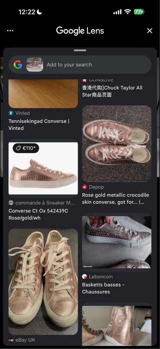 Converse Piel Rosa Metalizado T.41 (7)
