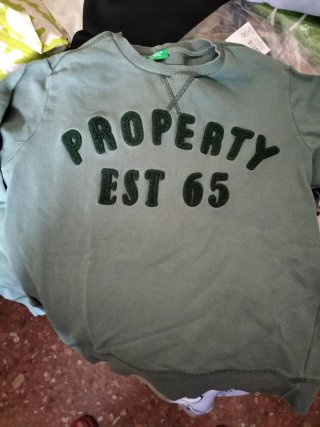 Sudadera niño PROPERTY EST 65 Benetton