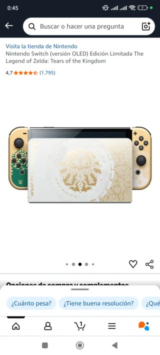 Nintendo Switch OLED Zelda Tears of Kingdom