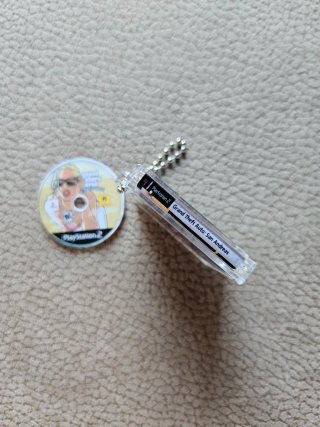Gta San Andreas ps2 mini cd NFC Keychain