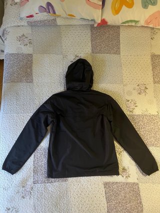 Cortavientos chubasquero Quiksilver negro