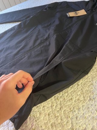 Cortavientos chubasquero Quiksilver negro
