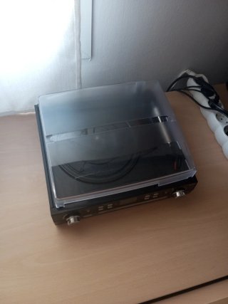 Tocadiscos Negro