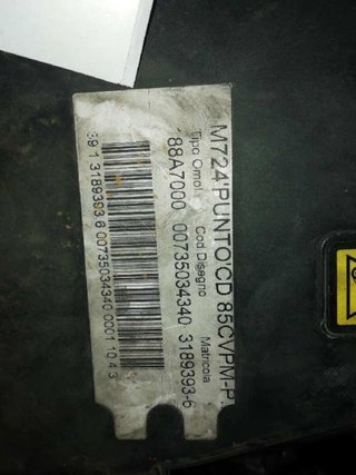 Fiat otolp641640 motor completo 188a7000 punto 1.9