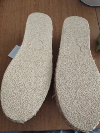 Sandalias de rafia con plataforma