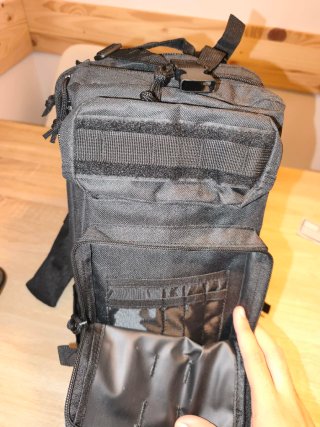 Mochila Táctica 25L Negra