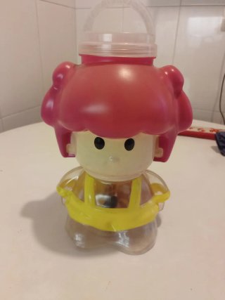 Bote vintage Pin y Pon Niña con Muñecos