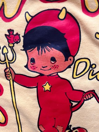 Camiseta Diablito Años 70 Talla XS