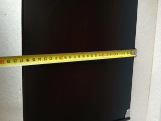 Caja de cubiertos vacía madera y metal