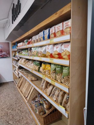 Estantería panadería madera