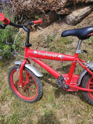 Bicicleta Infantil Roja Explorer