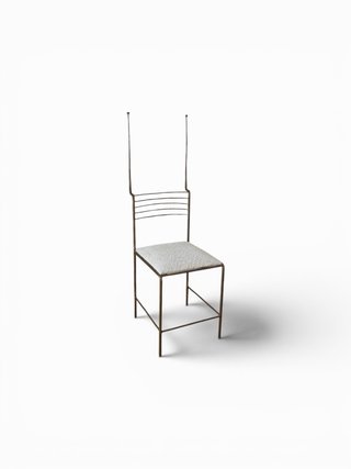 Silla escultórica de Salvino Marsura, años 70