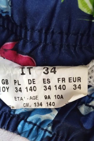 SHORTS MARE 9 ANNI