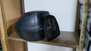 Maleta Baúl Moto Negra